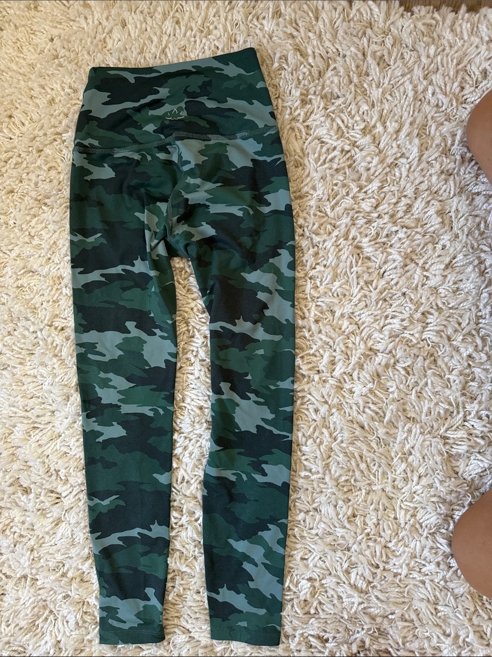 Beyond Yoga Green Camo High-Rise Leggings